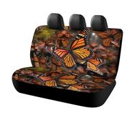 DWTJKMS Monarch Butterflies Coprisedile per auto, antiscivolo, per sedile posteriore, durevole, antigraffio, misura universale, adatto per auto, camion e SUV