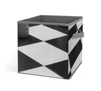 DWTJKMS Organizer a forma di cubo, a scacchiera, pieghevole, in tessuto spesso, adatto per casa, ufficio, guardaroba, abbigliamento e giocattoli