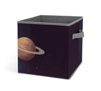 DWTJKMS Organizzatore a cubo con pianeti del sistema solare astronauta, pieghevoli, in tessuto spesso, per coperte, vestiti, adatto per casa, ufficio, guardaroba, abbigliamento e giocattoli