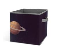 DWTJKMS Organizzatore a cubo con pianeti del sistema solare astronauta, pieghevoli, in tessuto spesso, per coperte, vestiti, adatto per casa, ufficio, guardaroba, abbigliamento e giocattoli