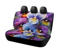DWTJKMS Pansy Perfection - Coprisedile per auto, antiscivolo, per sedile posteriore, durevole, antigraffio, misura universale, adatto per auto, camion e SUV