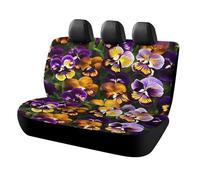 DWTJKMS Pansy Perfection - Coprisedile per auto, antiscivolo, per sedile posteriore, durevole, antigraffio, misura universale, adatto per auto, camion e SUV