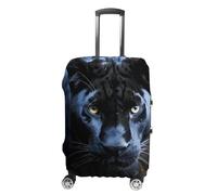 DWTJKMS Panther With Blue Eyes Copertura per bagagli semplice e generosa copertura antipolvere lavabile, resistente ai graffi, per valigie da 48-81 cm, Stile:, S, Custodia per bagagli