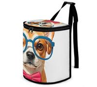 DWTJKMS Papillon morbido per cani di grandi dimensioni, con coperchio, grande capacità, da appendere, a prova di perdite, impermeabile, accessorio per interni