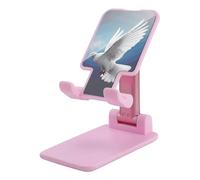 DWTJKMS Peace Dove, supporto per telefono cellulare, pieghevole, regolabile in altezza, portatile, per tutti gli smartphone, colore: rosa