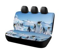 DWTJKMS Penguin Antarctica Ice - Coprisedile per auto, antiscivolo, per sedile posteriore, durevole, antigraffio, misura universale, adatto per auto, camion e SUV