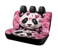 DWTJKMS Pink Panda - Coprisedile per auto, in cotone, antiscivolo, resistente, antigraffio, universale, adatto per auto, camion e SUV