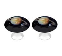 DWTJKMS Planet Jupiter Maniglie per armadietti colorati Pomelli per cassetti solidi maniglie adatte per comò mobili da cucina porte armadio cassetti