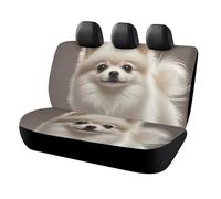 DWTJKMS Pomeranian Dog Car Seat Cover,Car Protector antiscivolo per sedile posteriore, durevole, antigraffio, misura universale, adatto per auto, camion e SUV