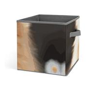 DWTJKMS Pomeranian Dog Cube Organizer pieghevole in tessuto spesso per coperte, vestiti, adatto per casa, ufficio, guardaroba, abbigliamento e giocattoli