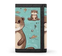 DWTJKMS Portafogli da uomo minimalista, stile moderno, alla moda, antifurto, per carte e contanti