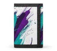 DWTJKMS Portafoglio minimalista da uomo con design a coppa anni '90, portafoglio sottile a tre ante alla moda moderno portafogli antifurto per carte e contanti