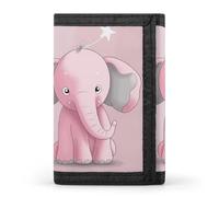 DWTJKMS Portafoglio minimalista da uomo con elefante, portafoglio sottile a tre pieghe, alla moda, portafoglio antifurto per carte e contanti