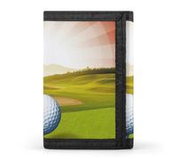 DWTJKMS Portafoglio sportivo da golf, minimalista, da uomo, sottile, triplo portafoglio, alla moda, moderno, antifurto, può contenere carte e contanti