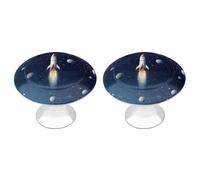 DWTJKMS Rocket in Space Cabinet Maniglie colorate Manopole per armadio Maniglie per cassetti Solide Adatto per comò Mobili da Cucina Porte Armadio Cassetti