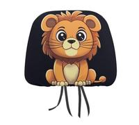 DWTJKMS Set di 2 copri poggiatesta per auto, regolabili, riutilizzabili, accessori per interni auto, in stile vintage, adatti per la maggior parte delle auto