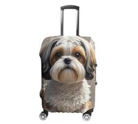 DWTJKMS Shih Tzu - Copertura per bagagli per cani, semplice e generosa, antipolvere, lavabile, resistente ai graffi, per valigie da 48-81 cm, Stile:, S, Custodia per bagagli
