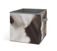 DWTJKMS Simpatico contenitore a forma di cubo di cucciolo maltese, pieghevole, in tessuto spesso, per coperte, vestiti, adatto per casa, ufficio, guardaroba, abbigliamento e giocattoli