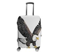 DWTJKMS Sketch of Bald Eagle - Copertura per bagagli semplice e generosa, lavabile, resistente ai graffi, per valigie da 48-81 cm, Stile:, L, Custodia per bagagli