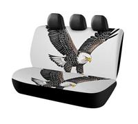 DWTJKMS Sketch of Bald Eagle - Coprisedile per auto, antiscivolo, durevole, antigraffio, misura universale, adatto per auto, camion e SUV