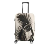 DWTJKMS Skunk - Copertura per valigia, semplice e generosa, antipolvere, lavabile, resistente ai graffi, per valigie da 48-81 cm, Stile:, M, Custodia per bagagli