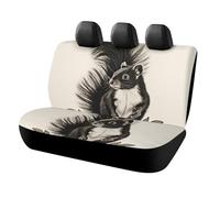 DWTJKMS Skunk, coprisedile per auto, antiscivolo, per sedile posteriore, durevole, antigraffio, misura universale, adatto per auto, camion e SUV