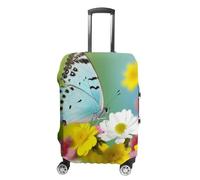 DWTJKMS Spring Butterfly - Copertura per bagagli semplice e generosa, lavabile, resistente ai graffi, per valigie da 48-81 cm, Stile:, L, Custodia per bagagli