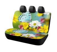 DWTJKMS Spring Butterfly - Coprisedile per auto, antiscivolo, per sedile posteriore, durevole, antigraffio, misura universale, adatto per auto, camion e SUV