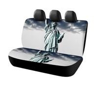 DWTJKMS Statua della Libertà, coprisedile per auto, antiscivolo, per sedile posteriore, durevole, antigraffio, misura universale, adatto per auto, camion e SUV