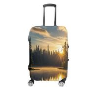 DWTJKMS Sunrise on The Lake - Copertura per bagagli semplice e generosa, antipolvere, lavabile, resistente ai graffi, per valigie da 48-81 cm, Stile:, M, Custodia per bagagli