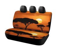 DWTJKMS Sunset African Savanna - Coprisedile per auto, antiscivolo, durevole, antigraffio, misura universale, adatto per auto, camion e SUV