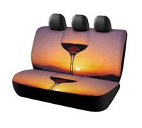 DWTJKMS Sunset - Coprisedile per auto, antiscivolo, resistente, antigraffio, misura universale, adatto per auto, camion e SUV