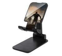 DWTJKMS Supporto per telefono cellulare con molti zombie, pieghevole, regolabile in altezza, portatile, supporto per cellulare, da scrivania, adatto a tutti gli smartphone, stile nero