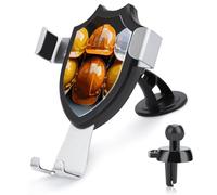DWTJKMS Supporto universale per telefono da auto, per caschi da costruzione, per bocchetta dell'aria, adatto per tutti gli smartphone e i modelli di auto (nero)