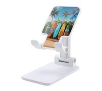 DWTJKMS Surf's Up - Supporto per telefono cellulare per tavola da surf, pieghevole, regolabile in altezza, portatile, supporto per cellulare, supporto da tavolo per tutti gli smartphone, colore
