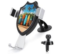 DWTJKMS Surf's Up - Supporto universale per telefono cellulare da auto, per tutti gli smartphone e i modelli di auto, per bocchette dell'aria dell'auto, colore: nero