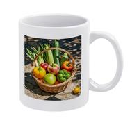 DWTJKMS Tazza da caffè in ceramica bianca con manico in porcellana con stampa motivo stampato tazza da tè carino tazza da latte divertente tazze da caffè per uomini donne lavabile in lavastoviglie