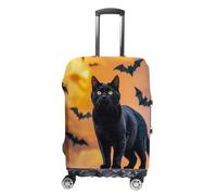 DWTJKMS The Black Cat Is Pacing on The Roof - Copertura per valigia, semplice e generosa, antipolvere, lavabile, resistente ai graffi, per valigie da 48-81 cm, Stile:, S, Custodia per bagagli