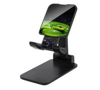 DWTJKMS The Green Snake - Supporto per telefono cellulare, pieghevole, regolabile in altezza, portatile, adatto a tutti gli smartphone, colore: nero
