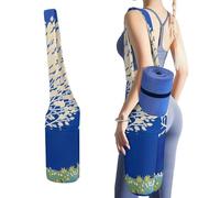 DWTJKMS The White Tree - Borsa per tappetino da yoga, in tela resistente, con tasca per bottiglia d'acqua e tasca inferiore bagnata, si adatta alla maggior parte dei tappetini da yoga