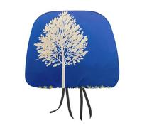 DWTJKMS The White Tree - Coprisedile per poggiatesta auto, regolabile, riutilizzabile, accessorio per interni auto, stile vintage, per la maggior parte delle auto