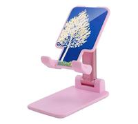 DWTJKMS The White Tree - Supporto per telefono cellulare, pieghevole, regolabile in altezza, portatile, per tutti gli smartphone, colore: rosa