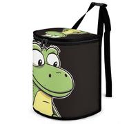 DWTJKMS Tranquillo Cartoon Crocodile Car Trash Can con coperchio Grande capacità Appeso Auto Trash Bin a prova di perdite Impermeabile Cestino Auto Must Haves Accessori interni
