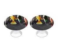 DWTJKMS Vari tipi di esche da pesca maniglie per armadietti pomelli colorati per armadietti maniglie per cassetti solide adatte per cassettiere mobili da cucina porte armadio cassetti