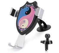 DWTJKMS Yin Yang - Supporto universale per telefono da auto, per bocchetta di ventilazione dell'auto, adatto per tutti gli smartphone e modelli di auto, colore: nero