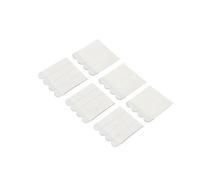 DWUENT Command - Kit per appendere quadri, 24 paia (48) 92 x 19 mm, tessuto misto, nessun residuo, adesivo senza danni, per pareti testurizzate, ganci riutilizzabili ecologici da parete