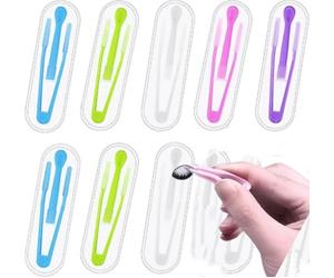 Dwuww Set di 5 strumenti colorati per rimuovere e inserire lenti a contatto, applicatore a contatto con punta morbida, adatto per lenti a contatto, pratico set per la cura delle lenti a contatto con