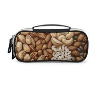 DWVSFJM Astuccio per matite in pelle PU Borsa per trucco portatile impermeabile con cerniera Vari modelli di dadi Sacchetto di matita per forniture per ufficio Borsa per trucco