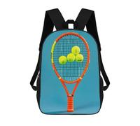 DWVSFJM Divertente Racchette Da Tennis E Palline Da Tennis 17 Pollice Zaino Grande Capacità Laptop Zaino Outdoor Daypack Borse Da Viaggio