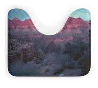 DWVSFJM Grand Canyon - Tappeto da bagno a forma di U, 40,6 x 50,8 cm, assorbente, ad asciugatura rapida, antiscivolo, facile da pulire, per vasca da bagno e lavandino